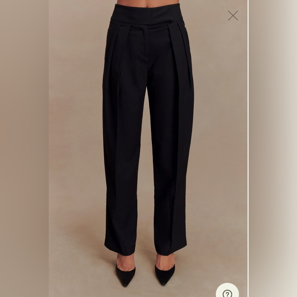 Meshki Penelope Pleated High Waisted Pants